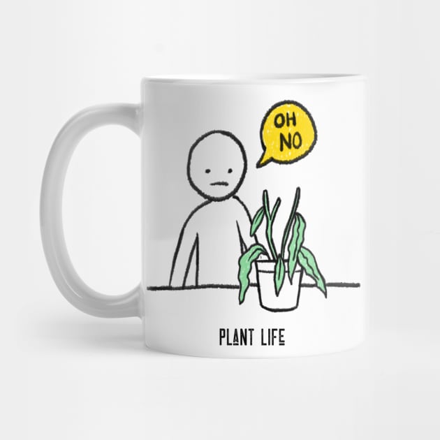 Plant Life Funny Simple Cartoon by Always Growing Boutique